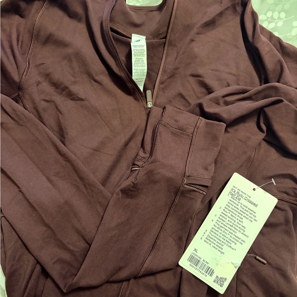 Lululemon “it’s rulu cropped” - Deep Plum